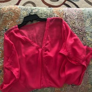 Pink Bathing Suit Coverup